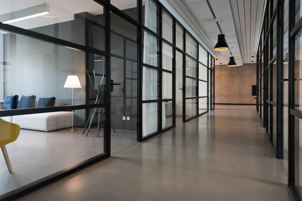 A polished office setting prepared for business travel coordination