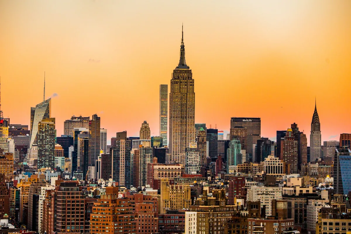 A New York City skyline view from across the water